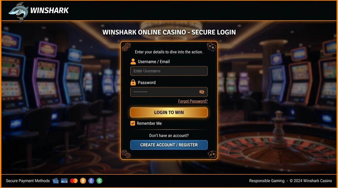 Winshark Casino Login